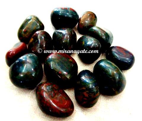 Manufacturers Exporters and Wholesale Suppliers of Blood Agate Tumbled Khambhat Gujarat